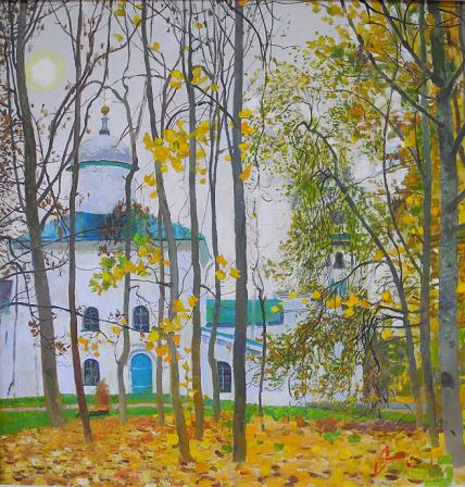 叶甫盖尼·祝波夫 《九月》布面油画